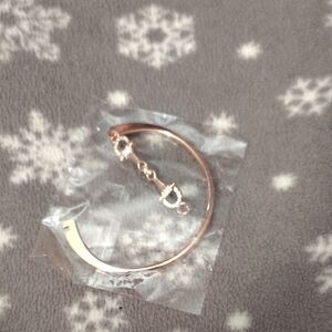 Elegant Gold Bracelet with Silver Accents